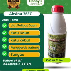 "Insektisida Absina 36EC 1 Liter Obat Kutu Kebul dan Ulat"