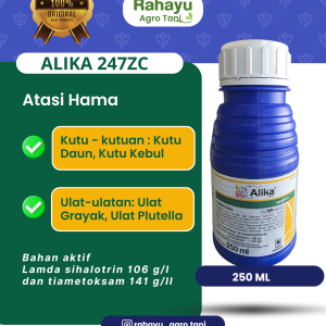 Insektisida Alika 247 ZC 250 ML - Syngenta Bahan Aktif Ganda Pembasmi Kutu & Ulat