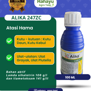 Insektisida Alika 247 ZC 100 ML - Syngenta Bahan Aktif Ganda Pembasmi Kutu & Ulat