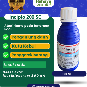 Insektisida Incipio 200 SC 100 ML - Syngenta Teknologi PLINAZOLIN® Atasi Penggerek & Penggulung Daun