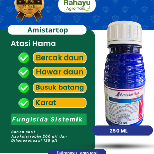 Fungisida Amistartop 325 SC 250 ML - Syngenta Bahan Aktif Azoksistrobin & Difenokonazol
