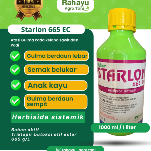 Herbisida Starlon 665 EC 1 Liter - Bahan Aktif Triklopir Spesialis Anak Kayu & Semak Belukar
